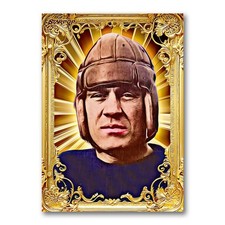 Jimmy Conzelman Golden Icon Art Card 01/20 Starpop Signed Football Short Print