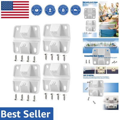 #ad Durable Plastic Hinges and 16 Screws for Coleman Coolers Easy Installation $11.69