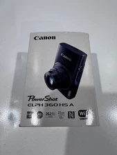 Canon PowerShot ELPH 360 HS A 12x Optical Zoom Digital Camera SILVER