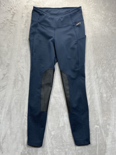 Kerrits Damen M Reiten Reitsport Strick Hose blau