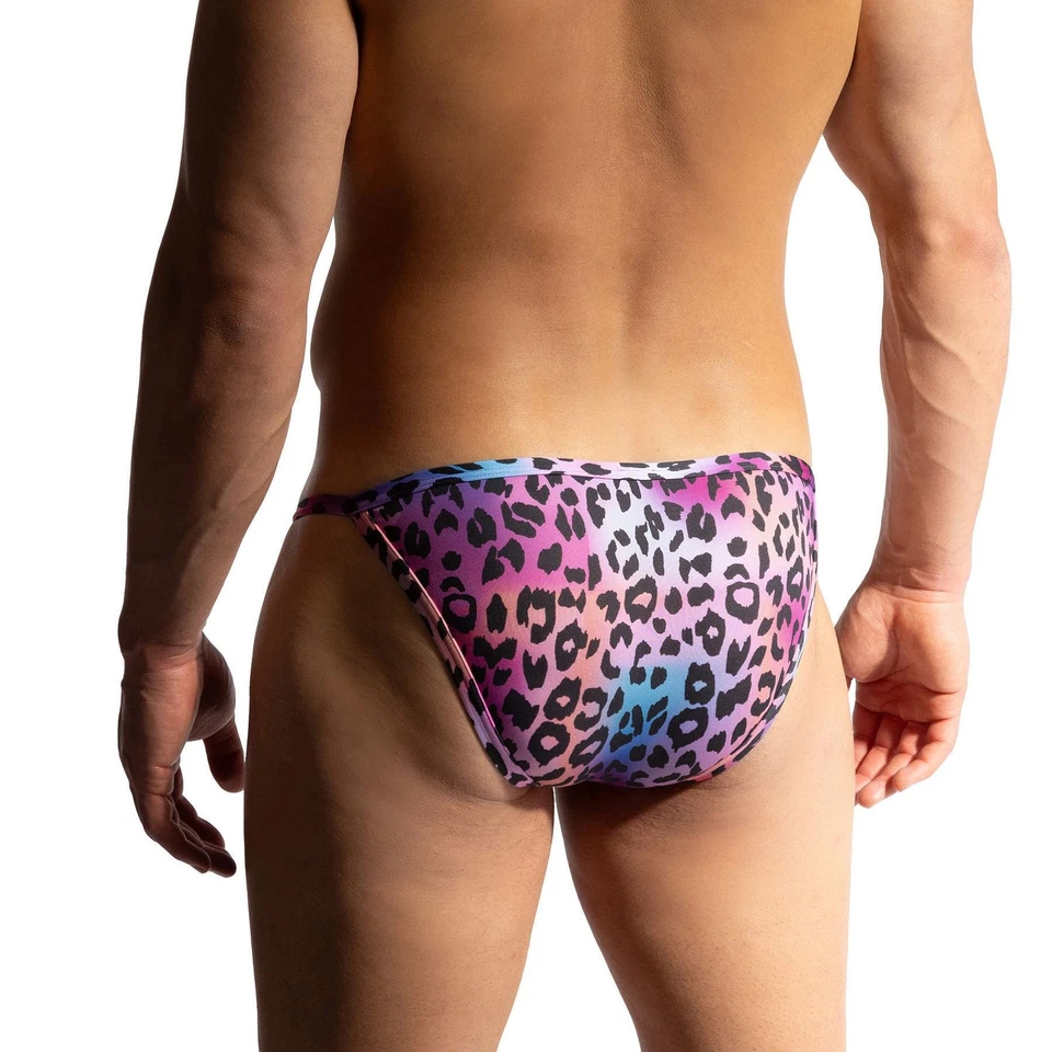 Roupa íntima masculina Manstore 2XL/38" M800 Ultra Tanga bolsa lisa deslizante masculina - Imagem 2 de 2