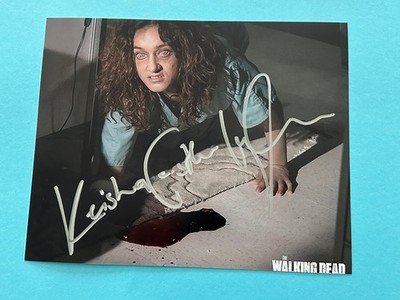 Keisha Castle-Hughes  -  Walking Dead   - signed, original Autogramm !!!