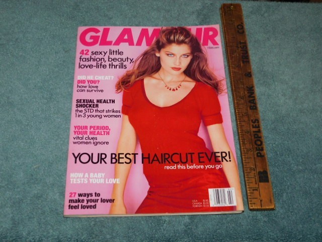 ORIGINAL VERY GOOD+ / NEAR MINT COMPLETE FEBRUARY 1998 GLAMOUR MAGAZINE