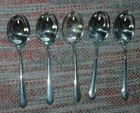 5 Vintage TOWLE Sterling Silver LADY DIANA Sugar Spoons 144 GRAMS Lot AH