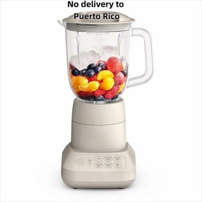 10-Speed Blender with 48oz Pitcher, Stainless Blade, Slim Flip & Store Design