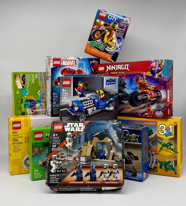 10 NIB Lego Sets! One Sitting Sets for a Rainy Day - STAR WARS/CITY/NINJAGO +