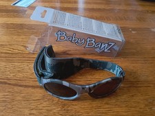 Baby Banz Infant Sunglasses Purple Elastic Stretchy Band 100 UV Unisex 0-2 Year
