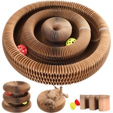 Dosanlues Cat Track Ball Toy Round Double layer