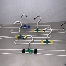 Vintage English Travel Folding Hangers Sturdy Set Of 5