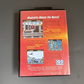 X-Men (Sega Genesis, SEGA, 1993) CIB Complete in Case, Manual, Multiplayer