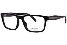 Coach HC6292U 5002 Eyeglasses Men's Black Full Rim Rectangle Shape 54mm