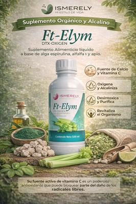 FT-ELYM ISMERELY DTX-OXIGEN 500 ML Protege  cuerpo de virus, bacteria y hongos