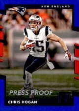 2017 Donruss #61 Chris Hogan Press Proof Blue