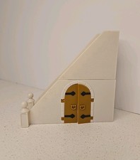 Vintage Disney Cinderella Castle Monorail Replacement 2 Piece Stairs w/doors