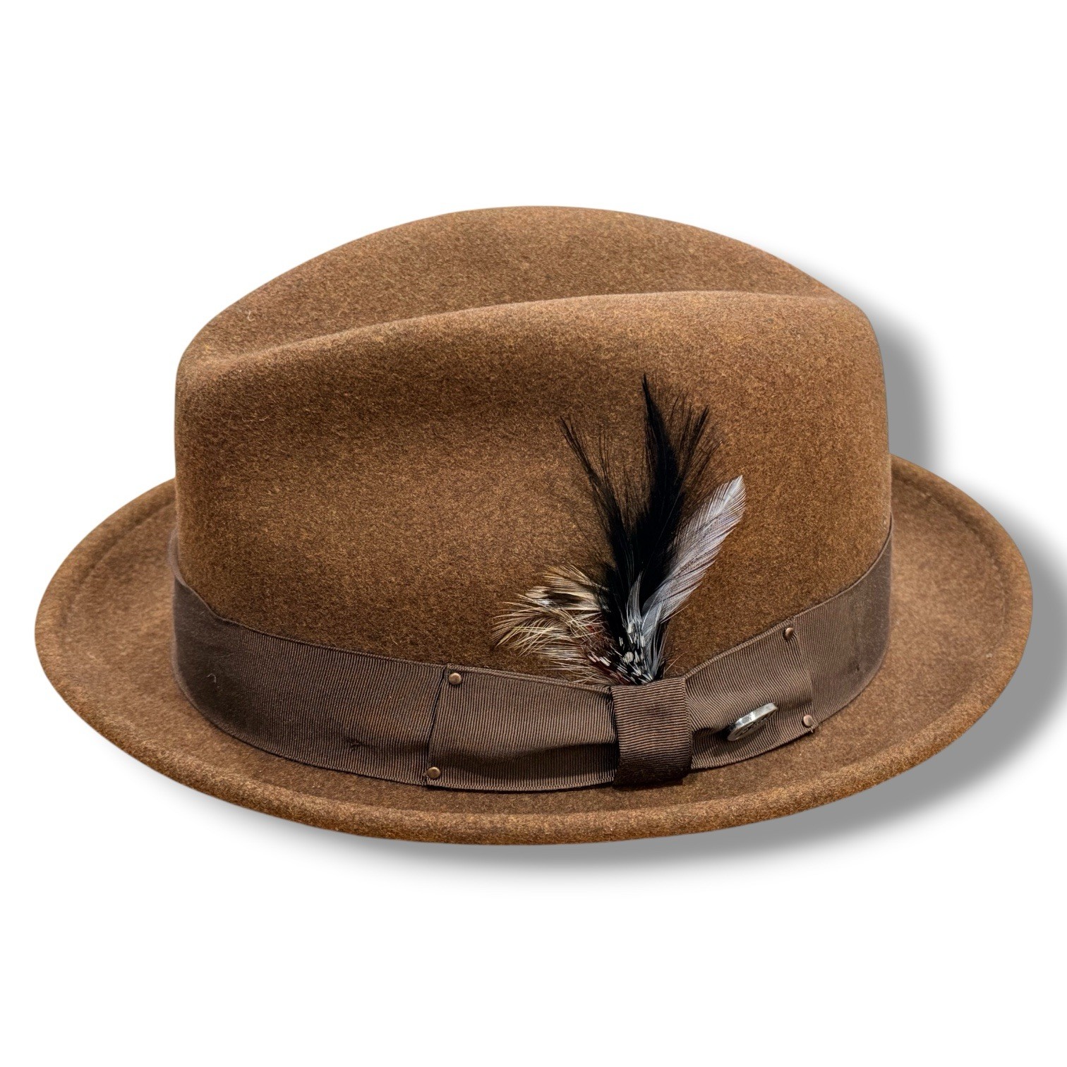 Bailey of Hollywood Tino LiteFelt Fedora Hat Brown XXL Made USA Wool