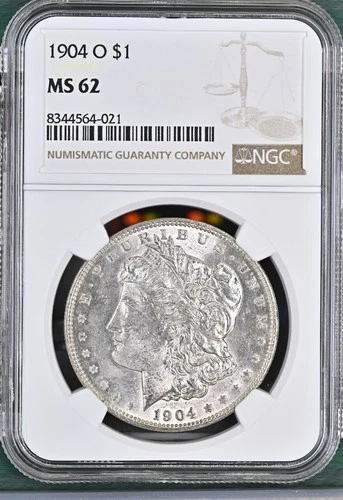 1904-O Morgan Dollar NGC Certified MS62