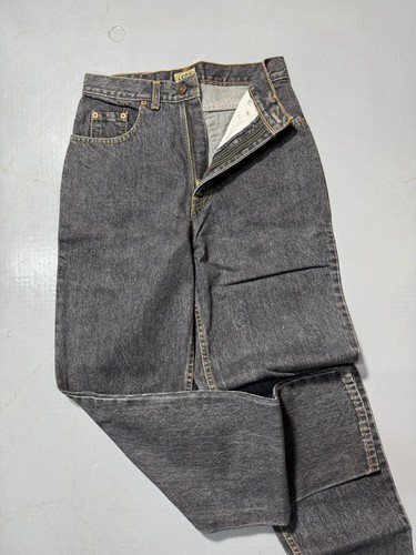 Vintage Levi’s Silver Tab Black Jeans W28 L30 – Made in Belgium – Deadstock 90s by Levi's, $236.24 - Photo 3