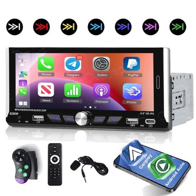 Apple Carplay Autoradio Mit Bildschirm 1 DIN GPS Navi Android Auto RDS WIFI USB