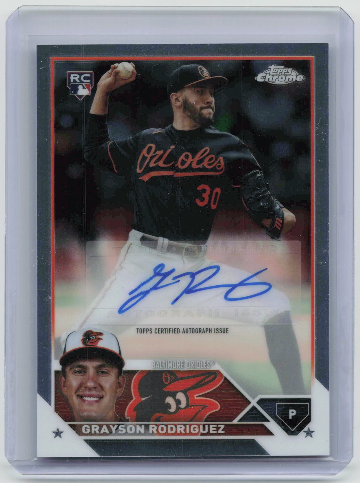 2023 Topps Chrome Update #AC-GR Grayson Rodriguez Autographs