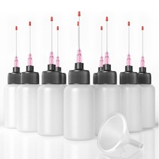 10 Pcs Needle Oiler 1 OZ , Precision Tip Applicator Bottle, LDPE Gun Oil Bottle
