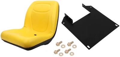 Yellow High Back Seat FITS John Deere 650 750 850 950 1050 900CH Tractor