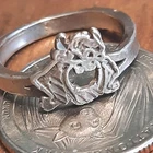 Vintage Sterling Silver Looney Tunes Taz Tasmanian Devil 925 Size 7.1 Looneytune