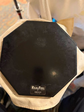 RealFeel HQ PP 12in Double-Sided Drum Practice Pad for Snare Drum - Vintage