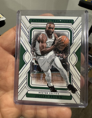 2024-25 Panini National Treasures Jaylen Brown Celtics Royal #62 /25