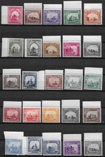 Romania 1941 Monasteries set  with tab MNH