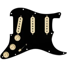 Fender Stratocaster SSS Custom '69 Pre-Wired Pickguard Black/White/Black