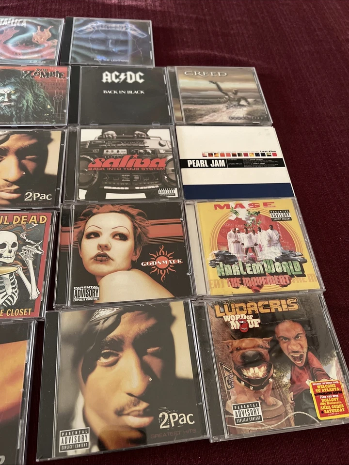 80s 90s 00s  Classic Rock Rap Metal  18 CD Lot Few Sealed - Image 4 of 4