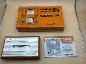 Nintendo Game & Watch DONKEY KONG DK-52 1982 With Box