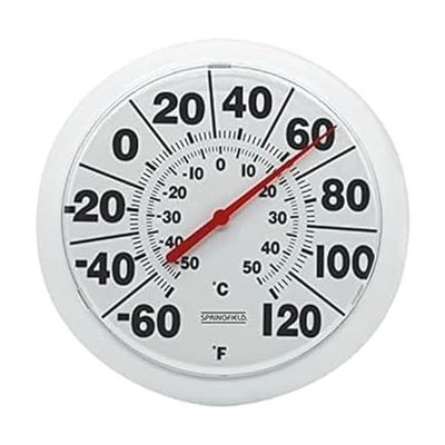 Large Outdoor Thermometer with Mounting Bracket Big Numbers Pool Patio Use NEW