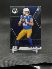 Panini 2020 Mosaic Justin Herbert Rookie #204 Los Angeles Chargers Football Card. rookie card picture