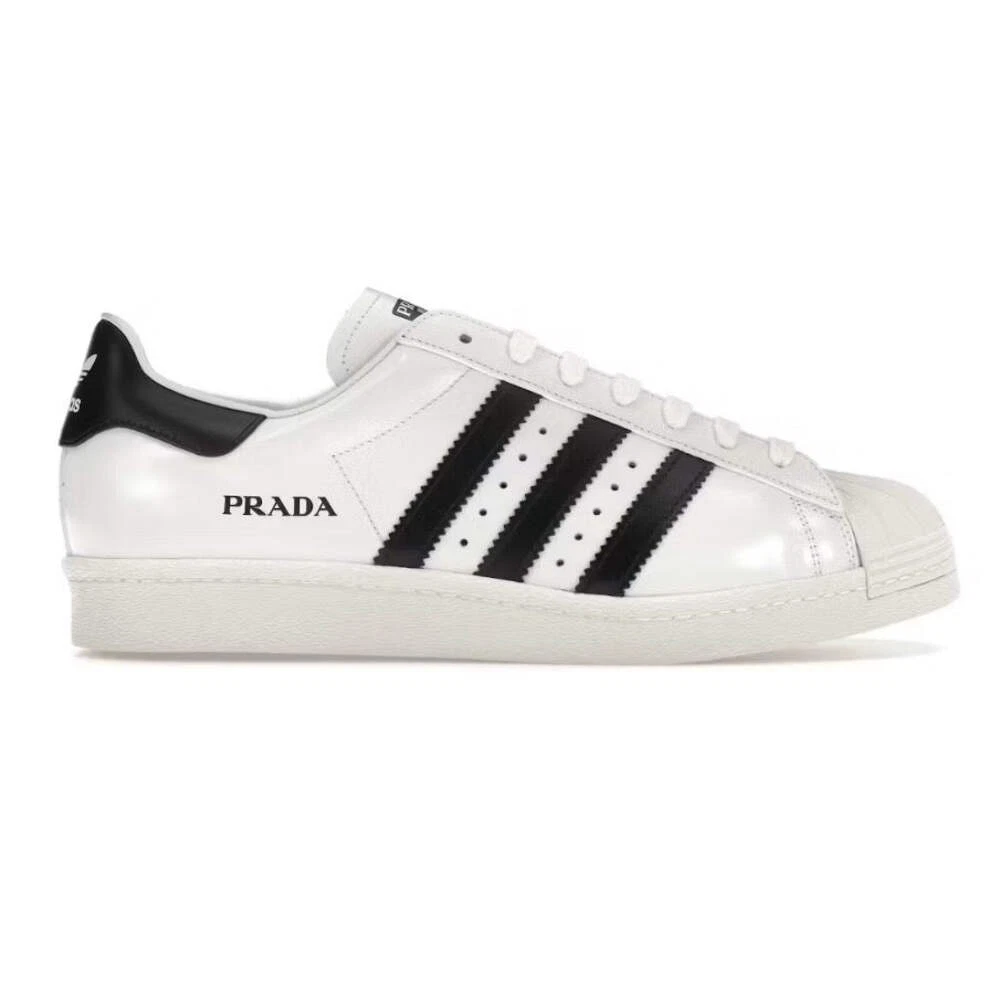 Prada x adidas Superstar White Black for Sale | Authenticity
