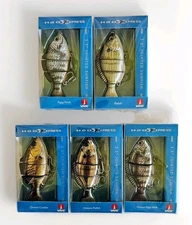 (Set of 5) H2O Xpress Coastal Series 3.5" Jointed Sunfish Swimbaits 5 Colors New
