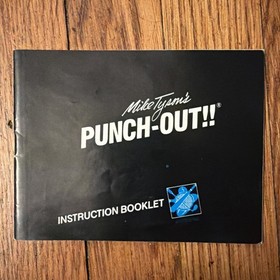 Mike Tyson's Punch-Out Nintendo NES Punchout Original Letter & Manual (writing)