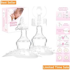 Triangular Design Nipple Shields 20mm - Ideal for Newborn Breastfeeding Relief