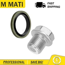 Oil Drain Plug Bolt Gasket For Suzuki GSX-R600 750 1000 09247-14036 09168-14004