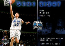 2002-03 Upper Deck GAME NIGHT #GN8 Mike Miller Orlando Magic