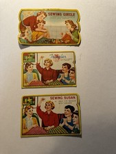 Vintage Sewing Susan, Traveler, Sewing Circle Needles. Lot Of Three