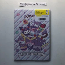 Sanrio Kuromi 2026 Monthly Planner Schedule Book B6 Oct 25 - Dec 26