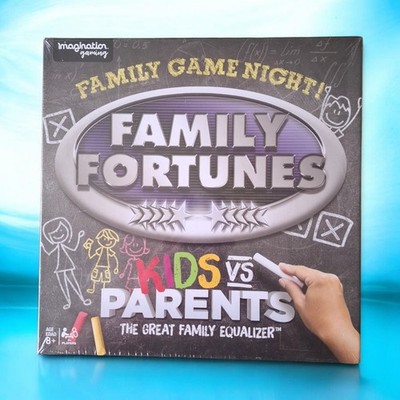 FAMILY FORTUNES Brettspiel Kinder gegen Eltern ''BRANDNEU VERSIEGELT'' UVP 29,99£.