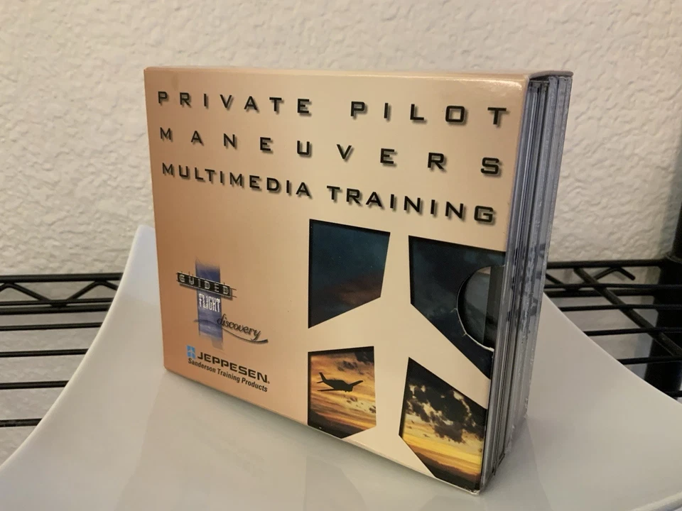 JEPPESEN Piloto Privado MANIOBRAS 5-CD Set Multimedia Entrenamiento Software *AVIACIÓN Foto 2 de 4