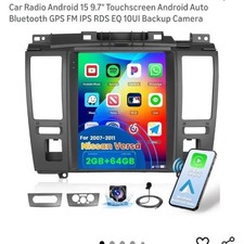 Inefala 9.7" Android 15 Stereo for Nissan Versa 2007-2011 CarPlay GPS Bluetooth