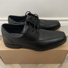 Clarks Scala Step Boys Black School Shoe 6.5 G
