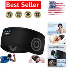 Bluetooth Sleep Headphones 5.4 - Ultra-Thin Sports Headband for Comfort  Music