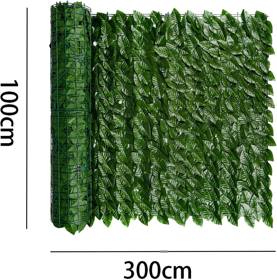 Siepe Finta Per Recinzione 1x6 M - Frangivista Per Balcone E Giardino, Con 40 Fascette In Omaggio