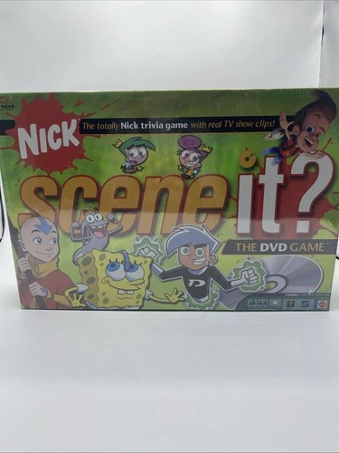 Nickelodeon Nick Scene It? The DVD Board Game Sealed Complete 2006 VTG Mattel