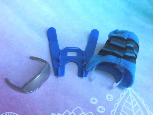 2010 Zhu Zhu Pets Hamster Outfit Ski Hat Goggles Skies set 🌟 - Picture 3 of 5
